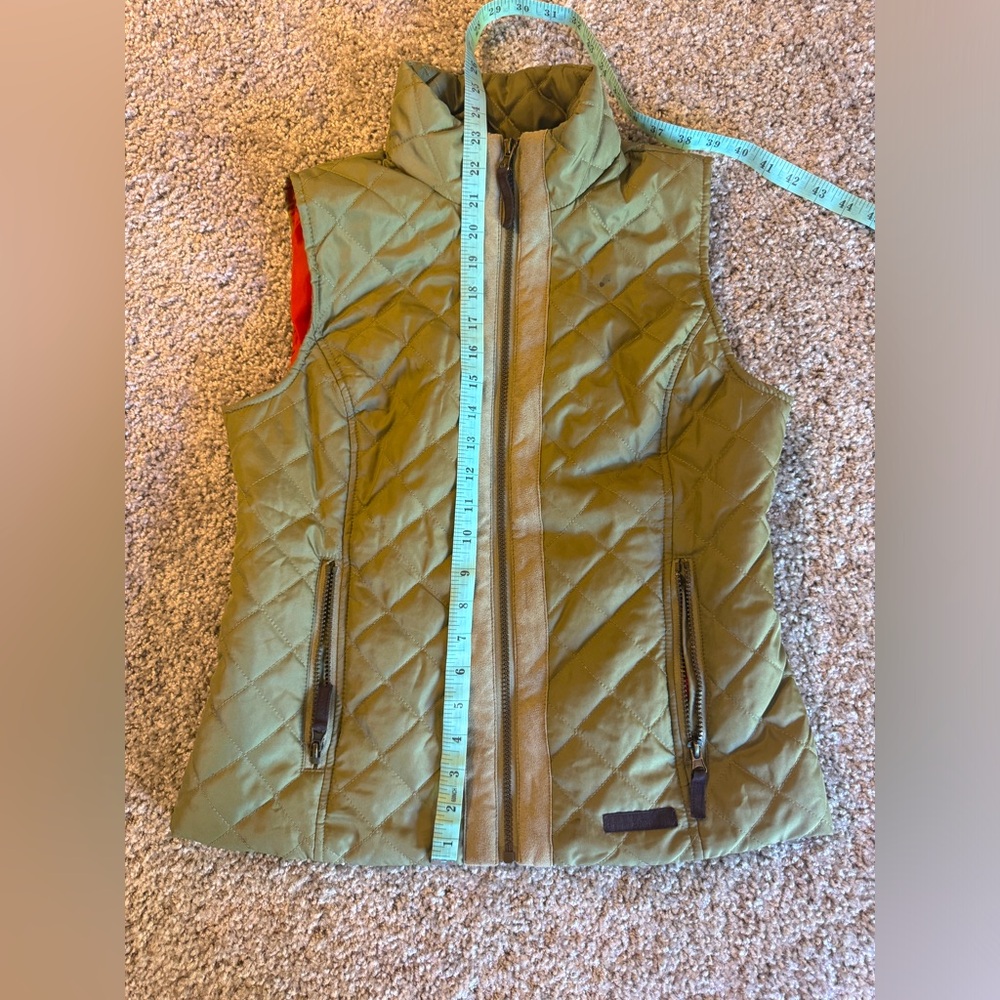 G.H. Bass and Co Green Puffer Vest Jacket